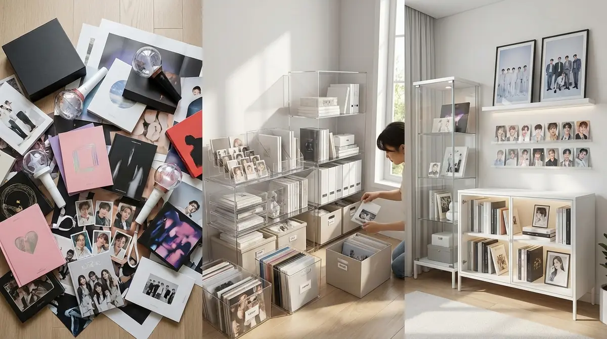 今日から始める！KPOPグッズ収納3ステップ