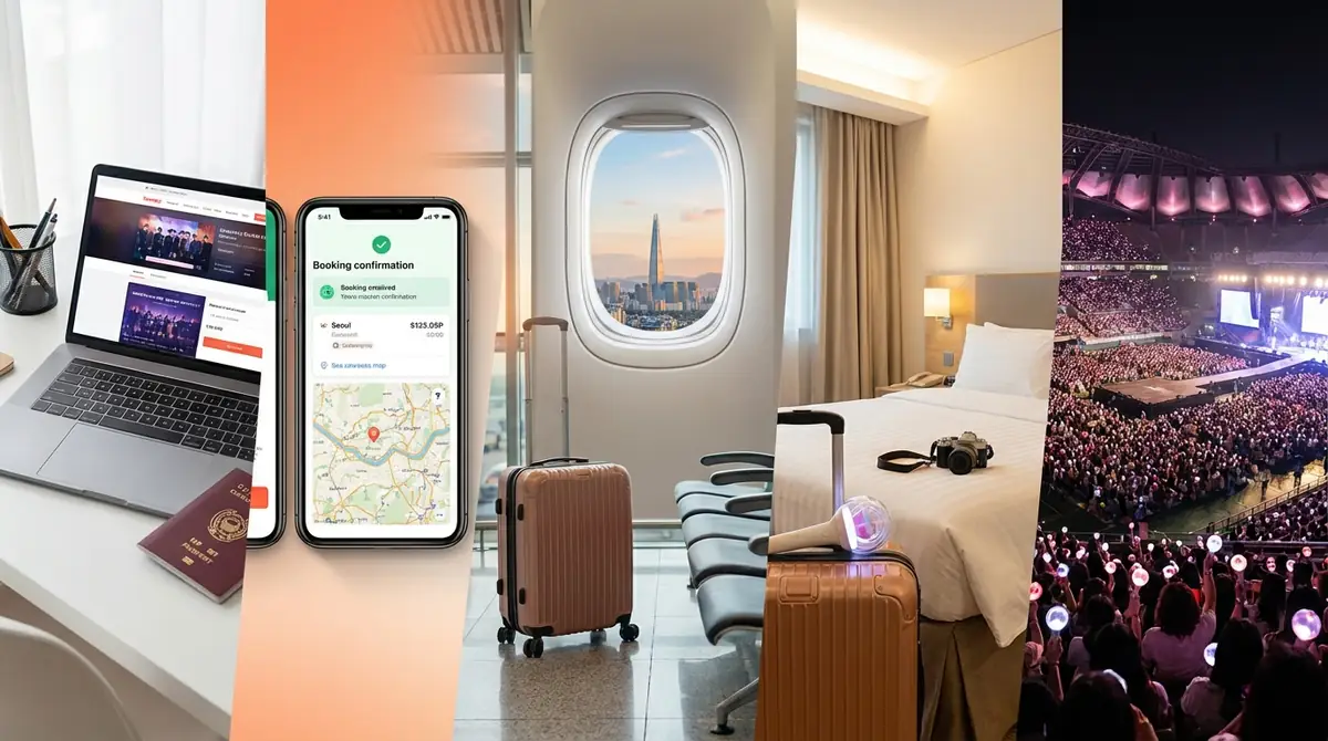 韓国コンサート参戦までの全体フロー【5ステップで解説】