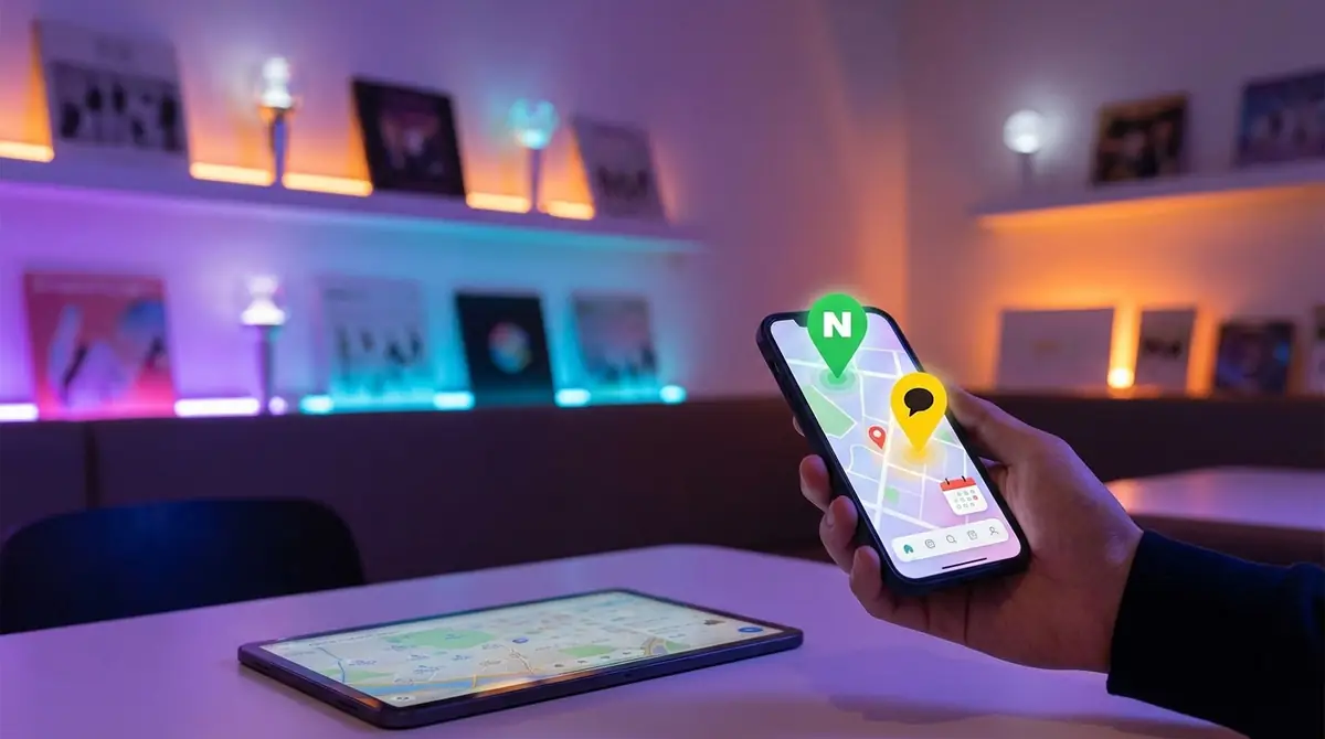 KPOPカフェの予約方法｜NAVER・カカオマップ対応