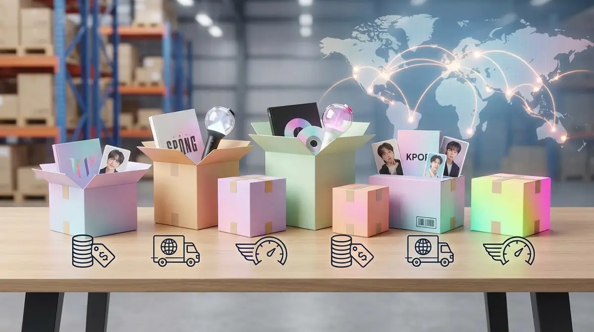 KPOPグッズ通販サイト7社を比較【価格・送料・配送速度】