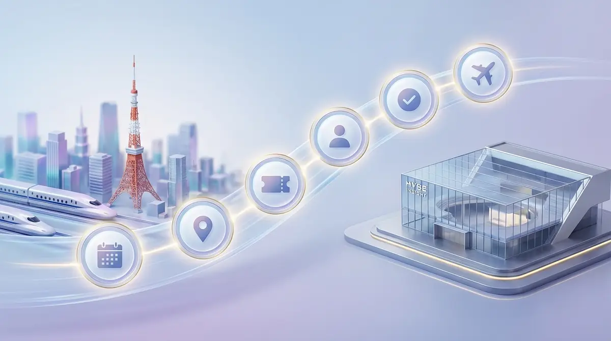 【図解】HYBE INSIGHTを日本から予約する6ステップ