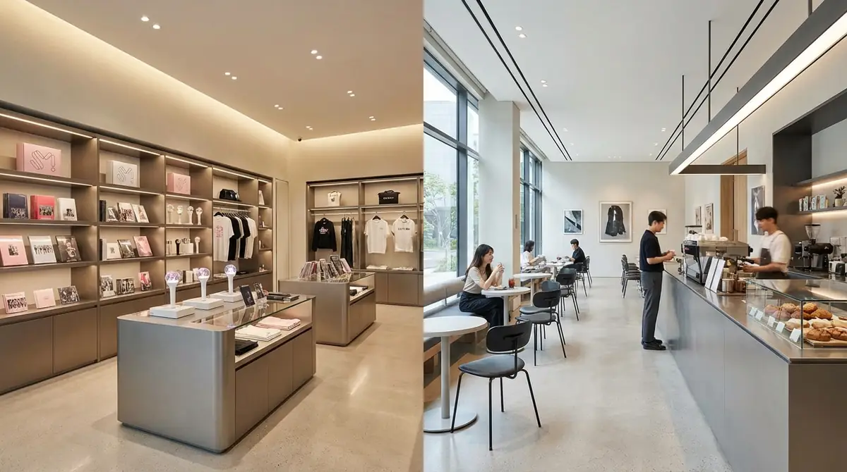 SMTOWN ミュージアムのグッズショップ・カフェ情報