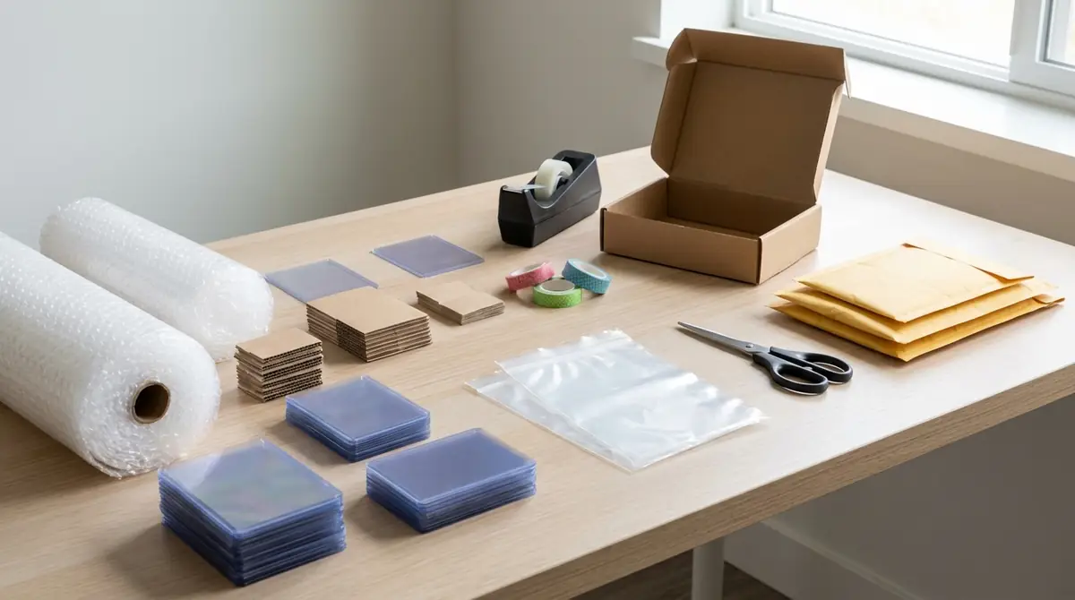 トレカ交換の梱包方法と必要な資材【100均で揃う】