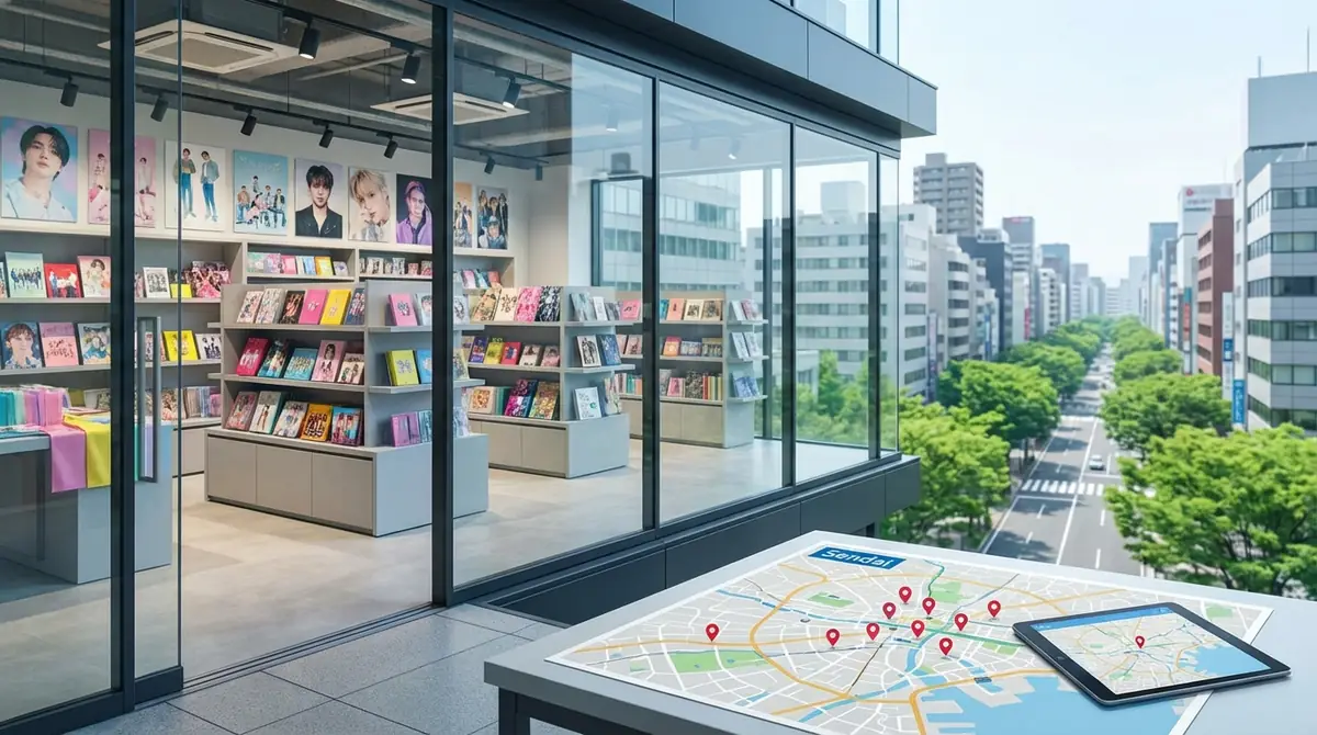 仙台のKPOPショップ全店舗一覧【エリア別マップ付き】