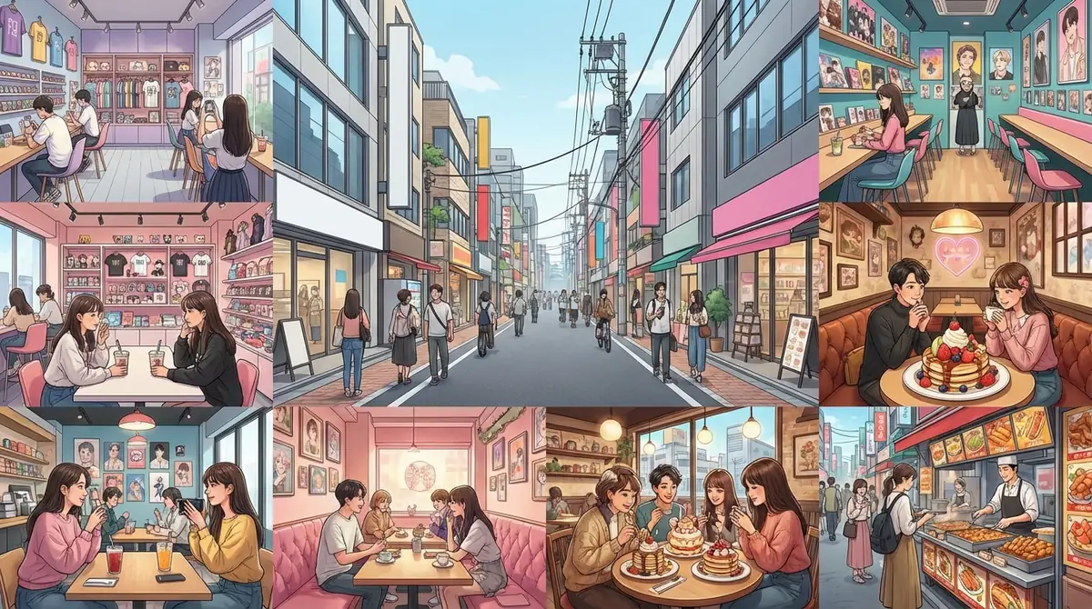 新大久保KPOPカフェの種類と特徴を解説