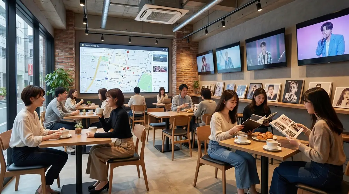 新大久保KPOPカフェ全7店舗の詳細ガイド