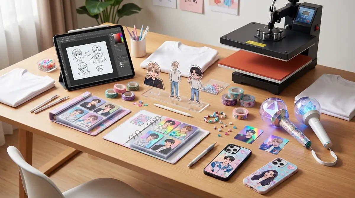 KPOPカスタムグッズの作り方｜人気グッズ別ステップガイド