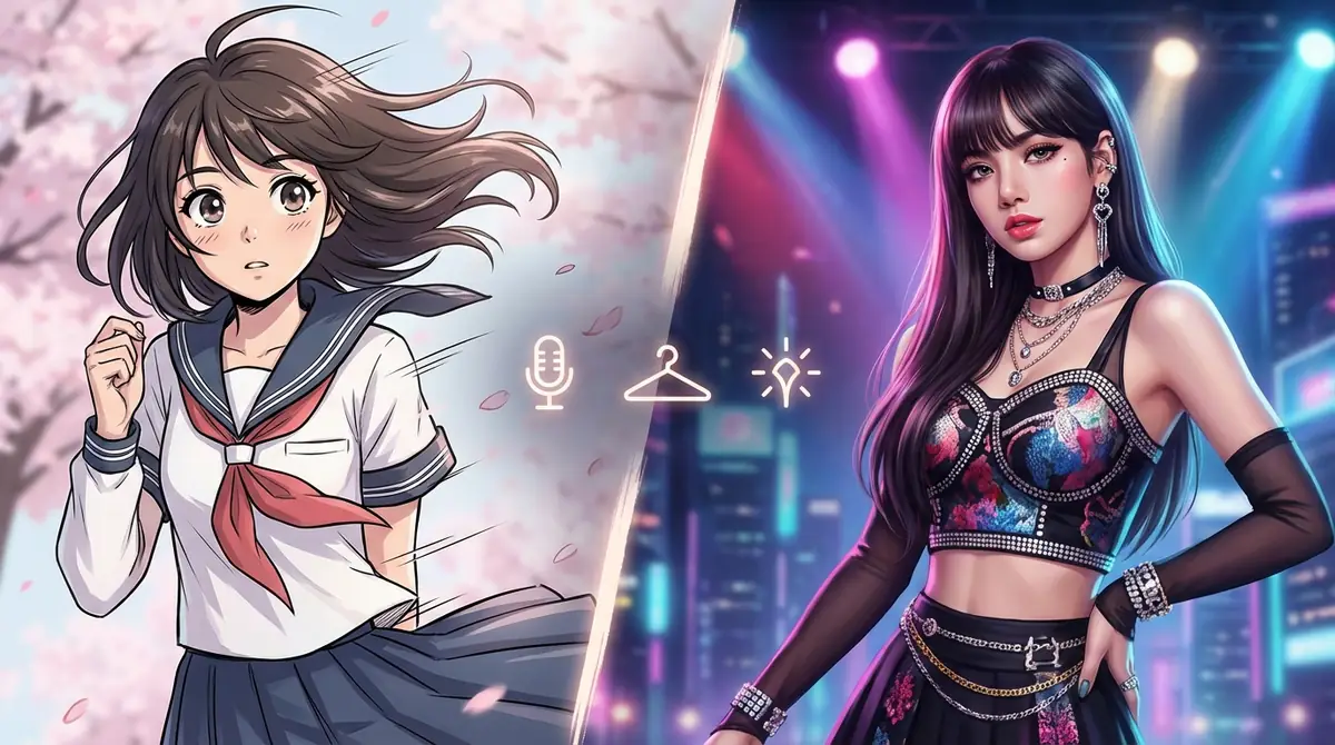 KPOPイラストとは?日本のアニメ風との違いと3つの特徴