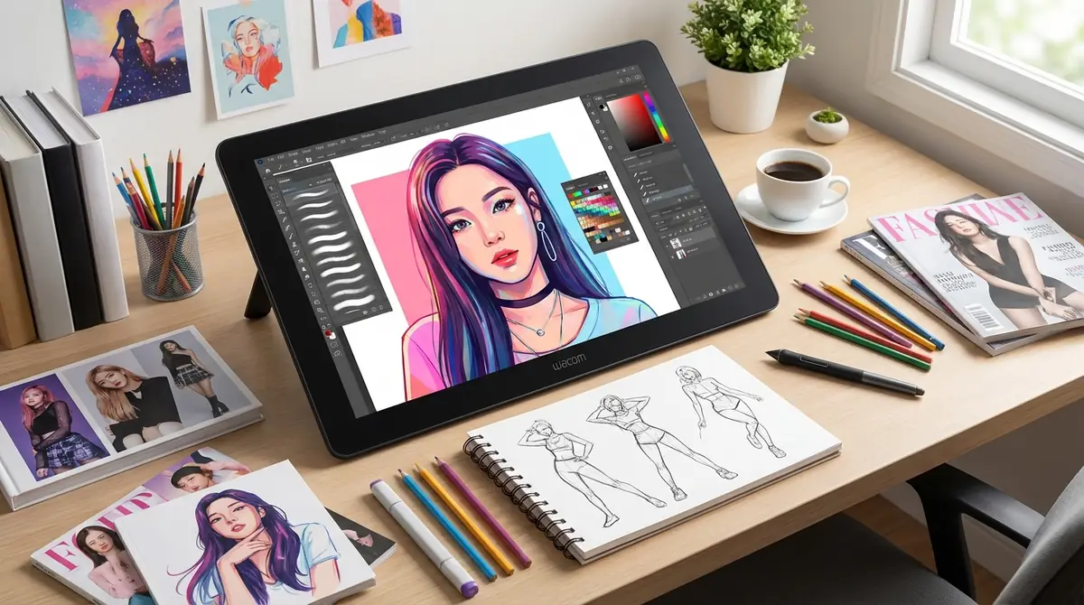 KPOPイラストを描くための準備【ツール・資料】