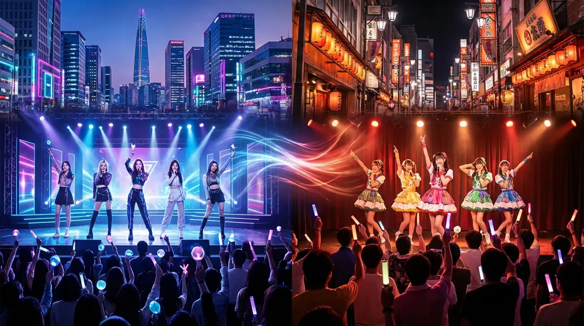 KPOPと日本のアイドル用語はどう違う？